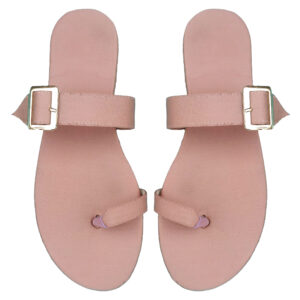 Elegant Buckle Strap Slippers