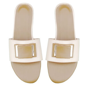 Classic Buckle Flat Slippers