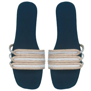 Crystal Glow Rhinestone Slippers