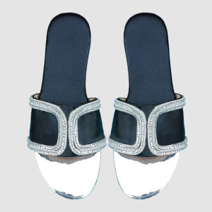 Stylish Black Strident Slipper