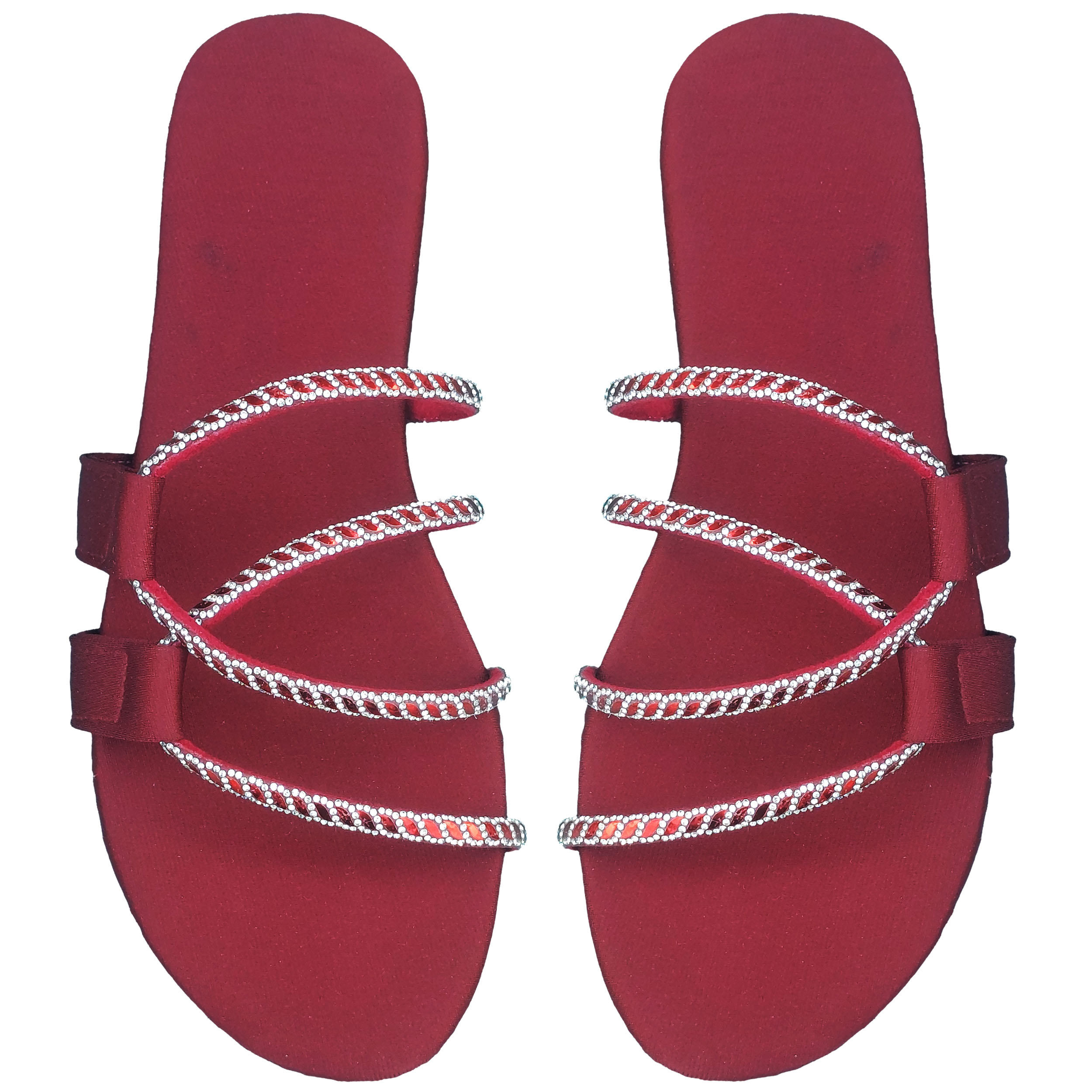 Glam Shine Rhinestone Chappals
