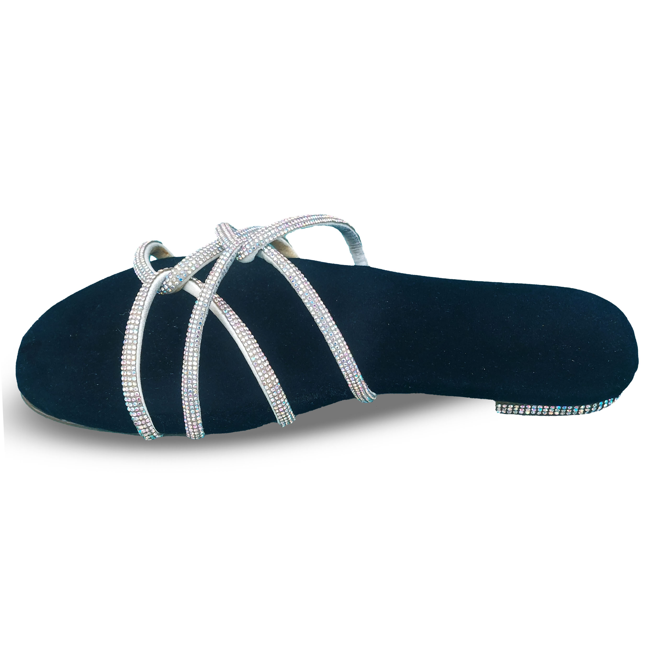 Opal Spark Velvet Slippers - Image 2