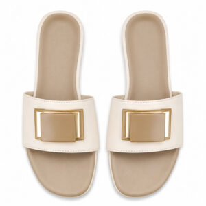 Classic Buckle Flat Slippers