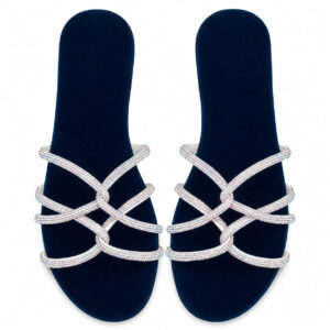Opal Spark Velvet Slippers