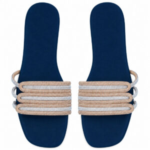 Crystal Glow Rhinestone Slippers