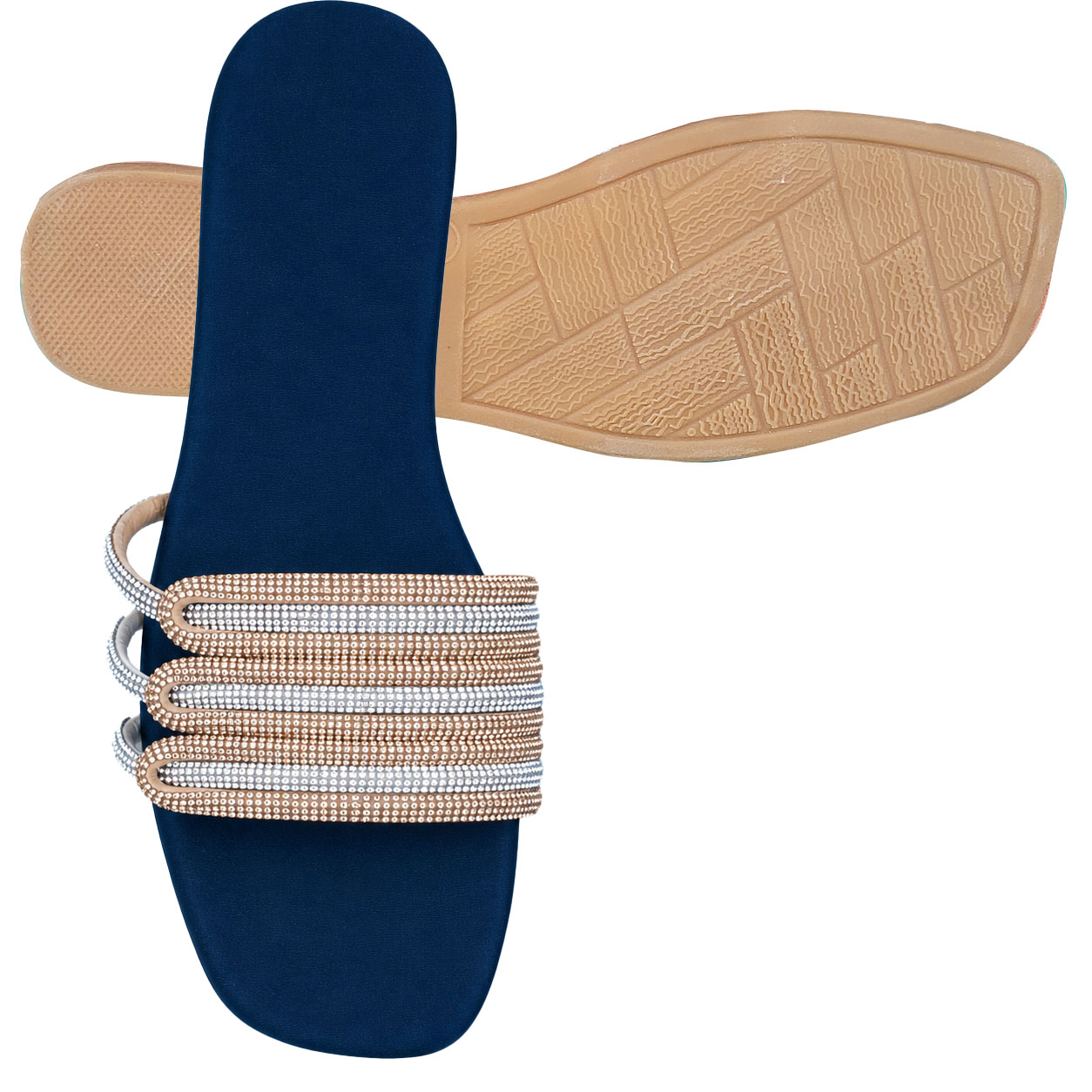 Crystal Glow Rhinestone Slippers - Image 4