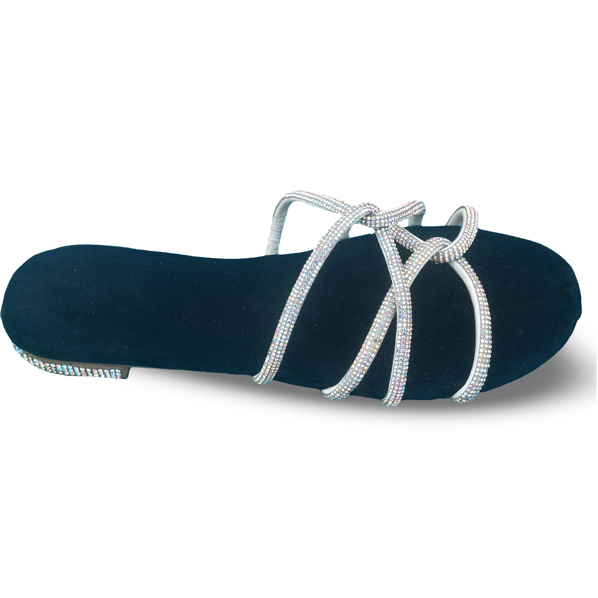 Opal Spark Velvet Slippers - Image 3