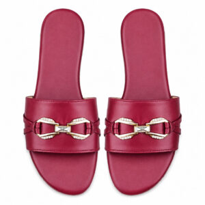 Soft Step Buckle Flats