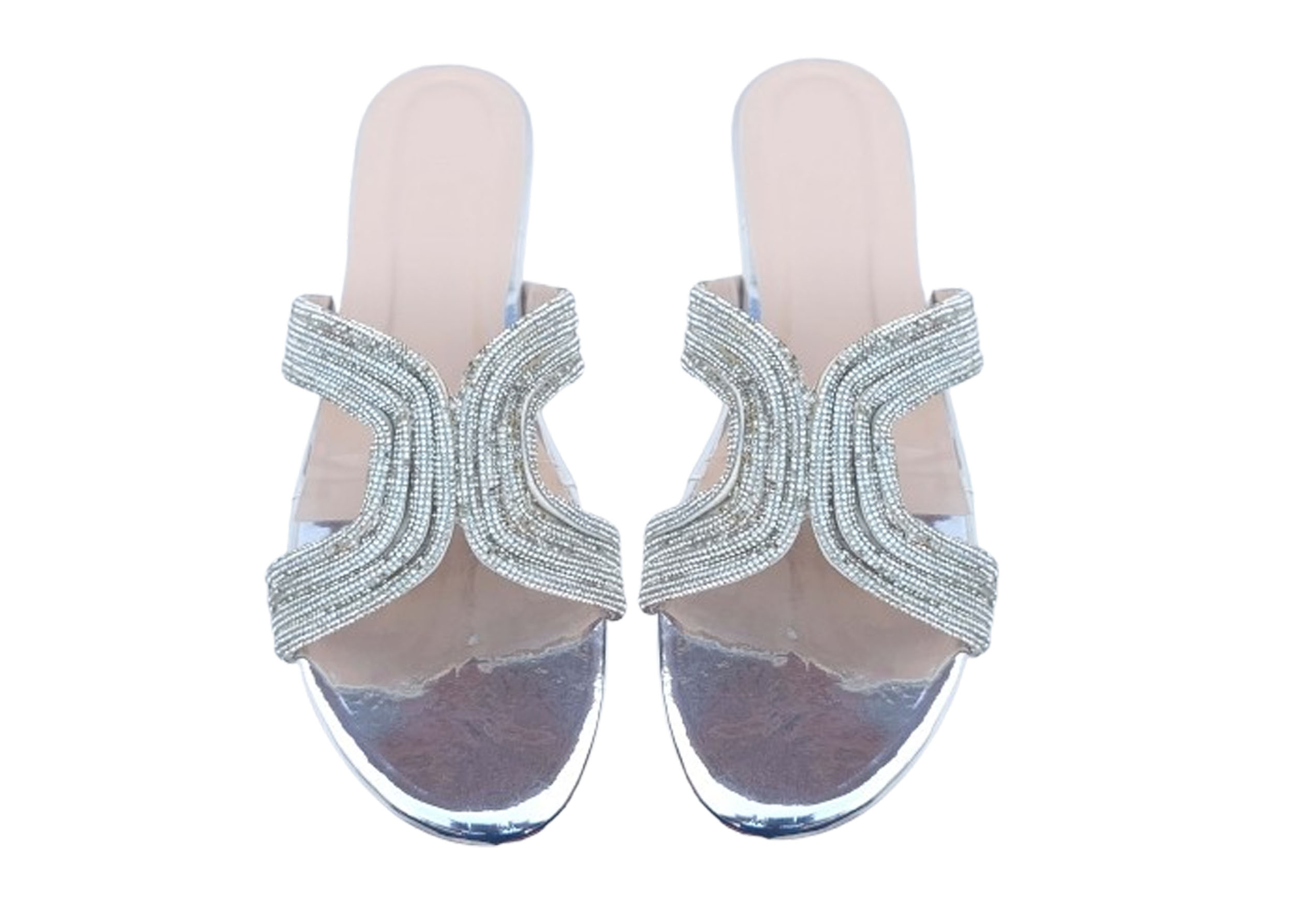 Silver Royal Elegance Sandals