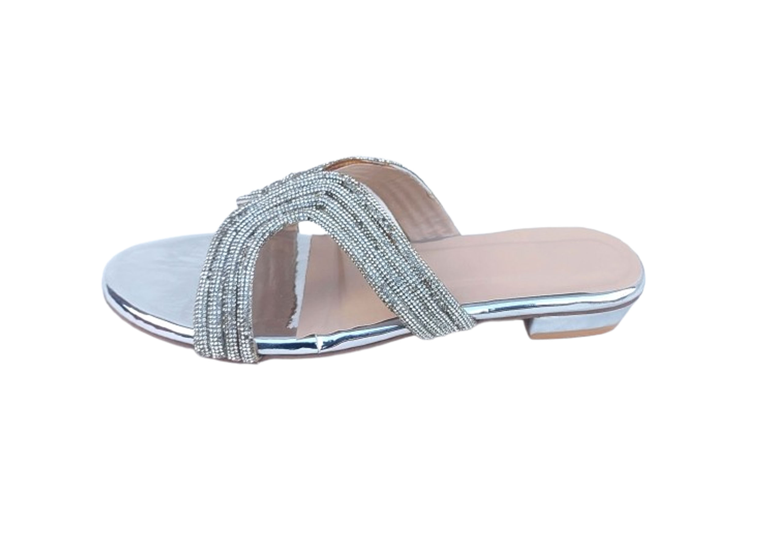 Silver Royal Elegance Sandals - Image 2