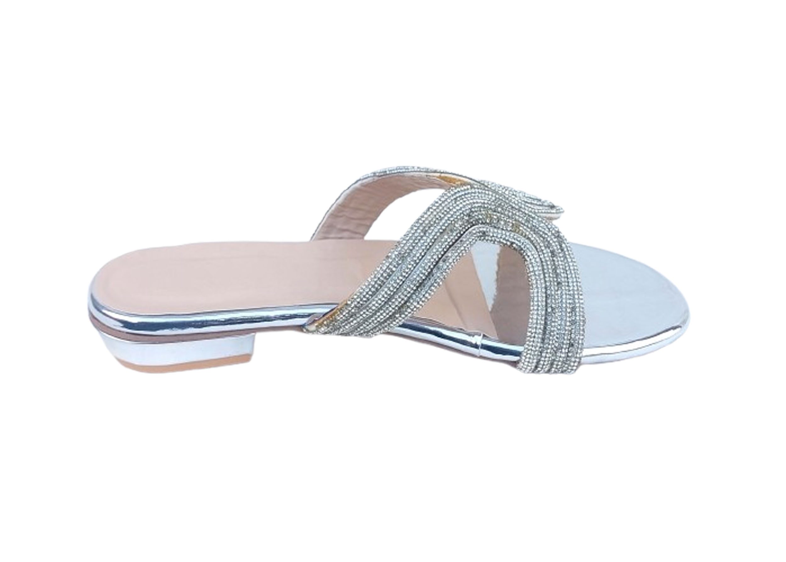Silver Royal Elegance Sandals - Image 3
