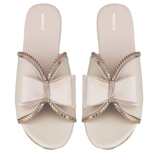Crystal Butterfly Stripe Chappal