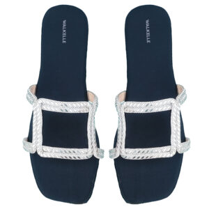 Diamond Frame Rhinestone Slides