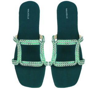 Diamond Frame Rhinestone Slides