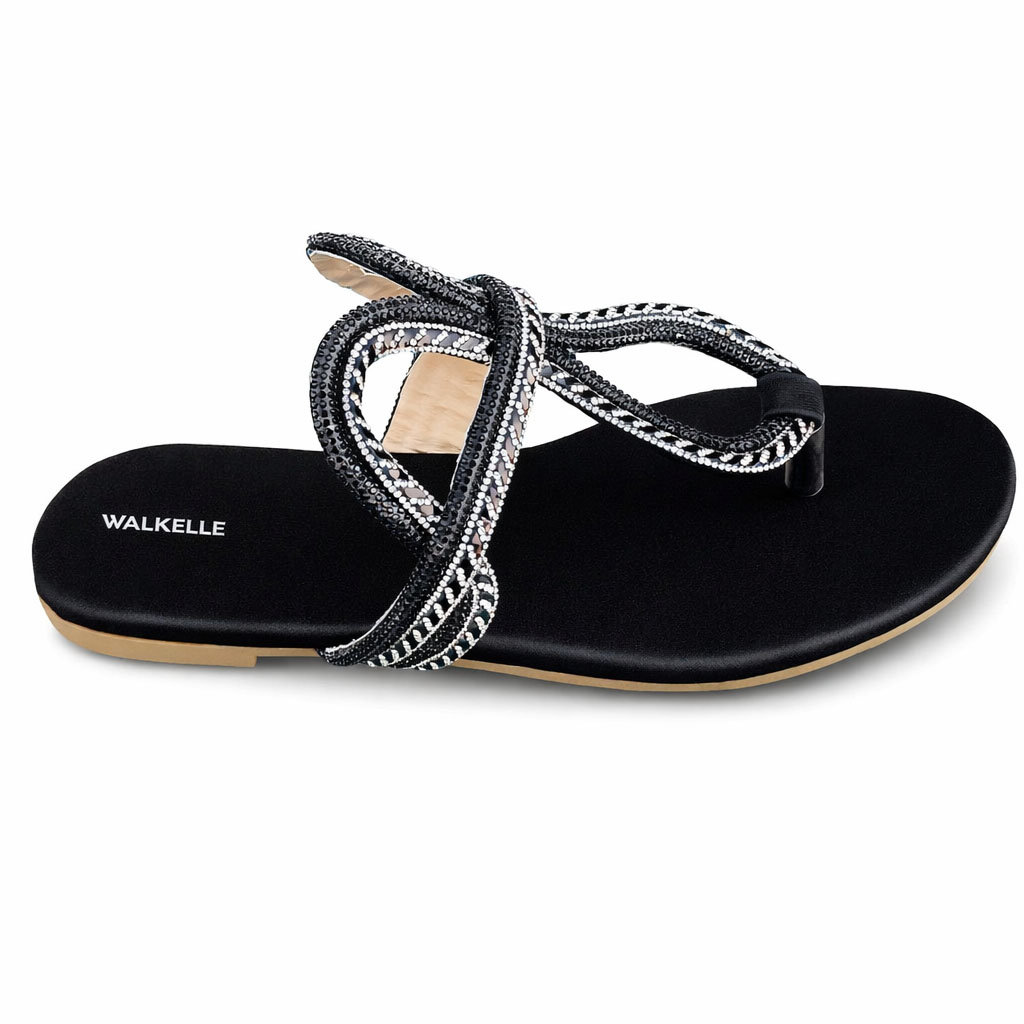 Luxe Royale Rhinestone Flats - Image 2