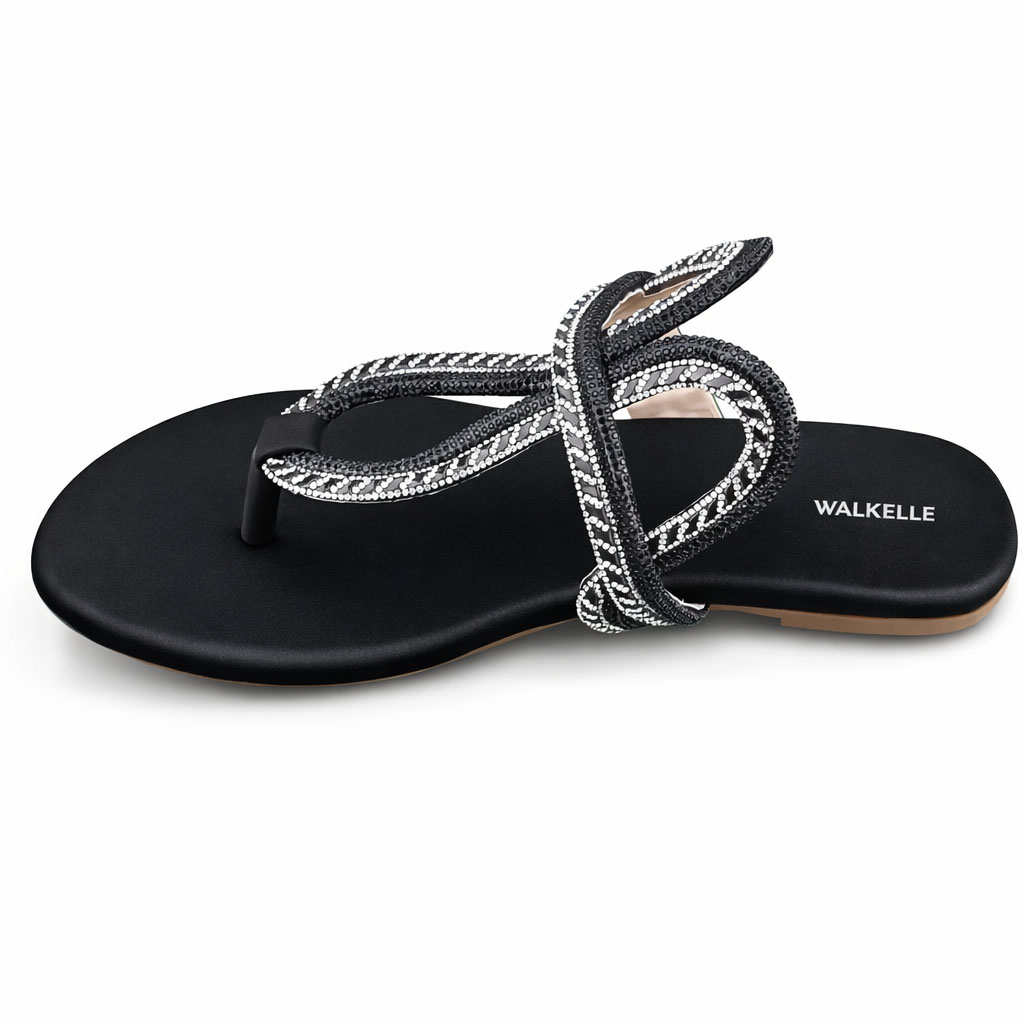 Luxe Royale Rhinestone Flats - Image 3