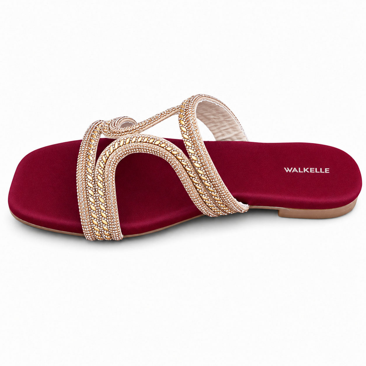 Celeste Diamond Strap Slippers - Image 3