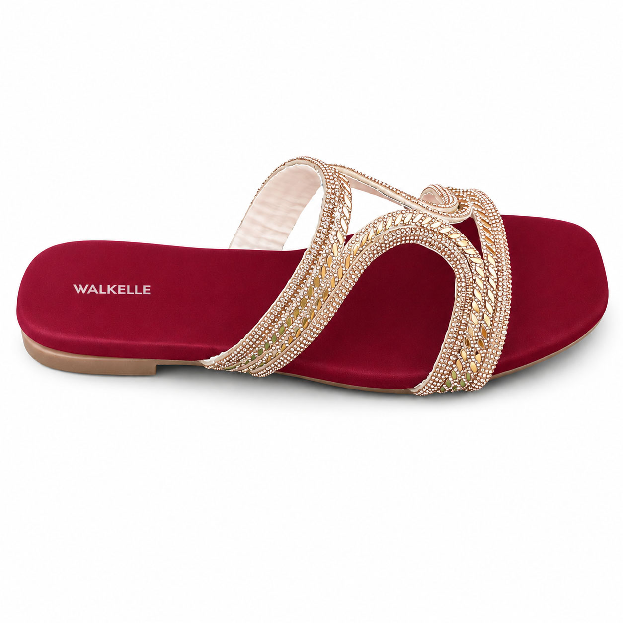 Celeste Diamond Strap Slippers - Image 2