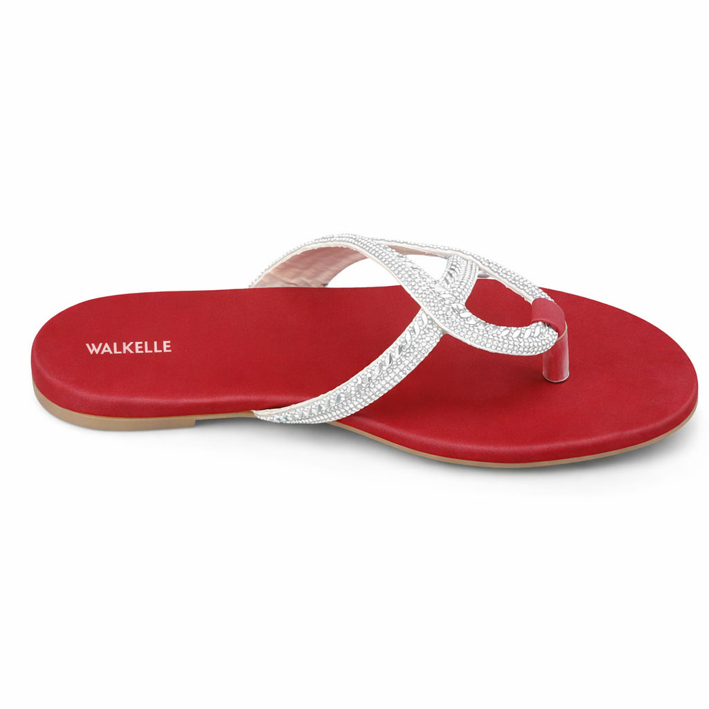 Luxury Crystal Buckle Slippers - Image 3