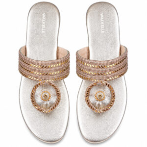 Glamora Rhinestone Buckle Slides