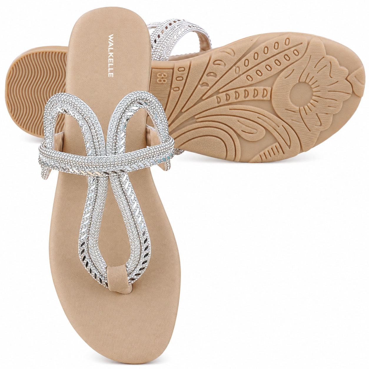 Luxe Royale Rhinestone Flats - Image 4