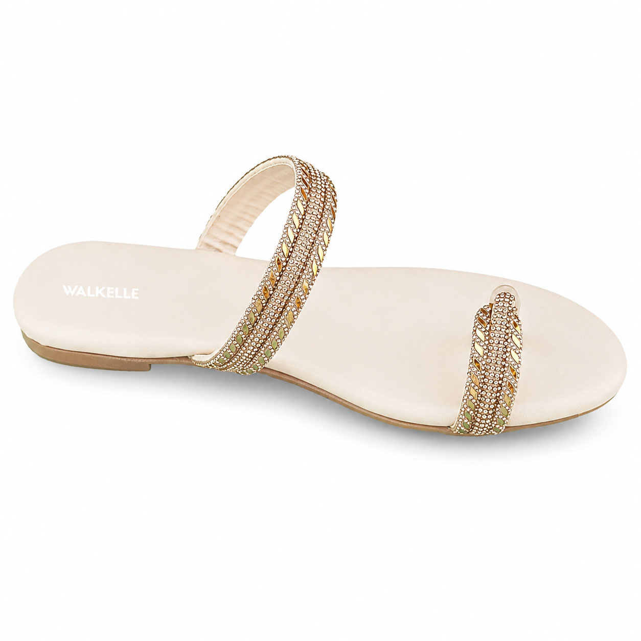 Platinum Sparkle Comfort Slides - Image 2