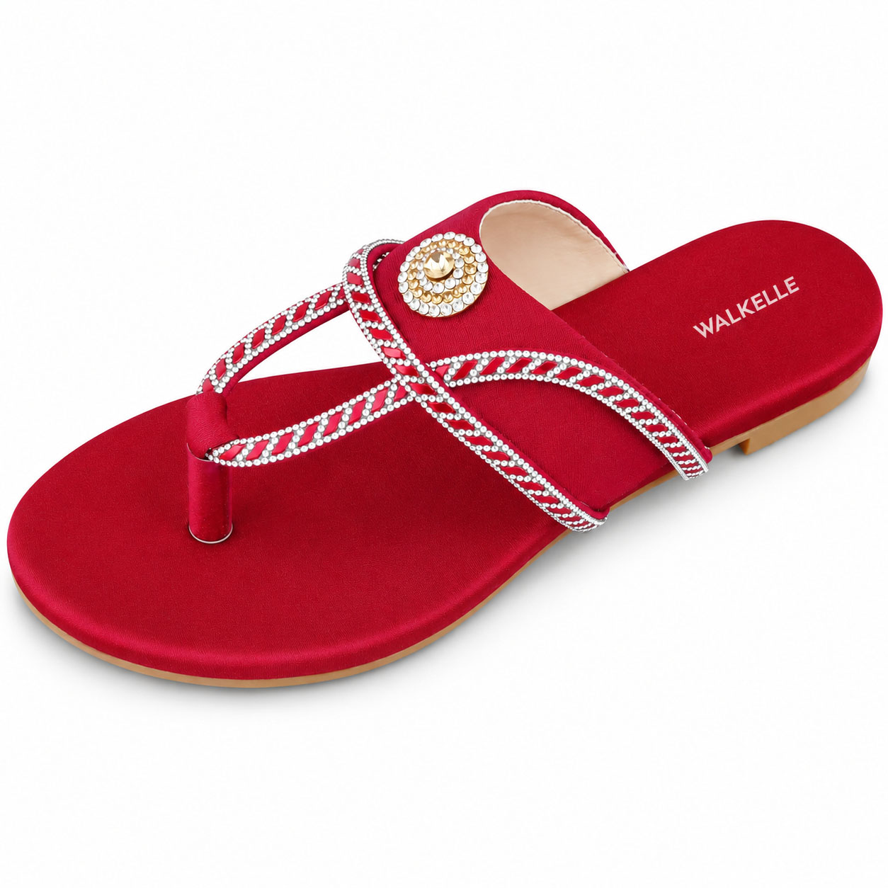 Queen’s Crystal Buckle Slippers - Image 3