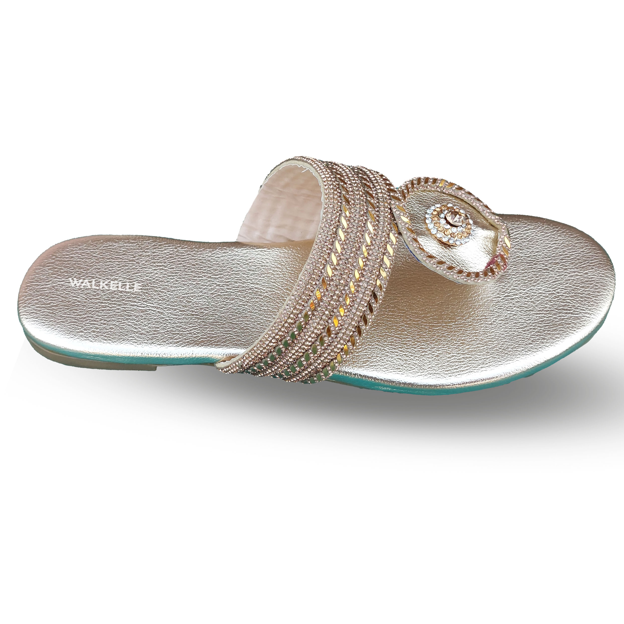 Glamora Rhinestone Buckle Slides - Image 2