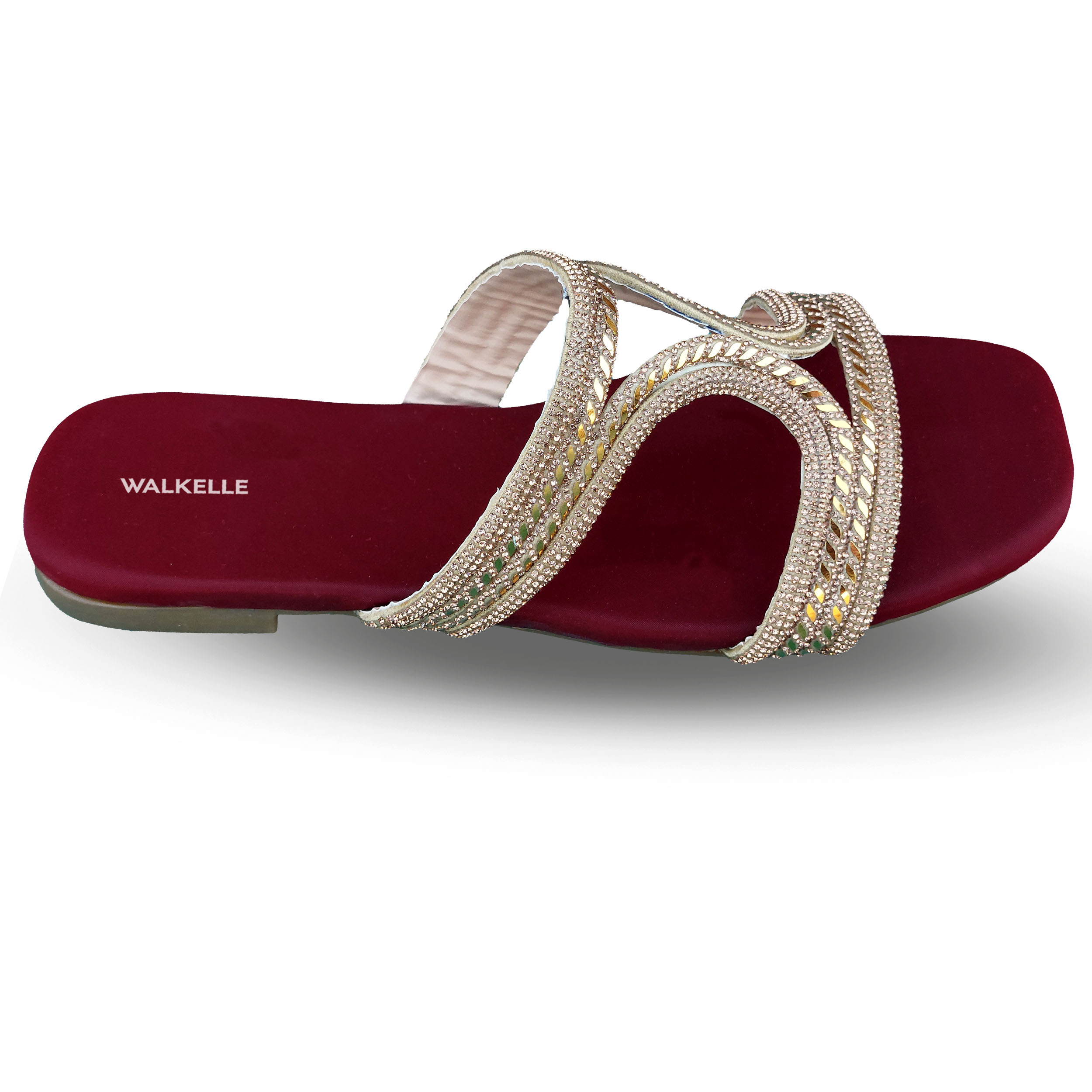 Celeste Diamond Strap Slippers - Image 3