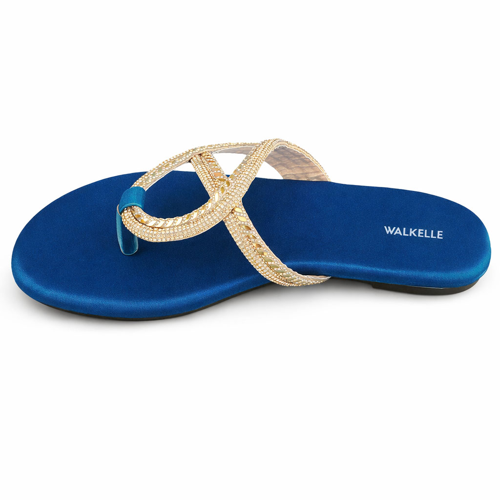 Luxury Crystal Buckle Slippers - Image 3