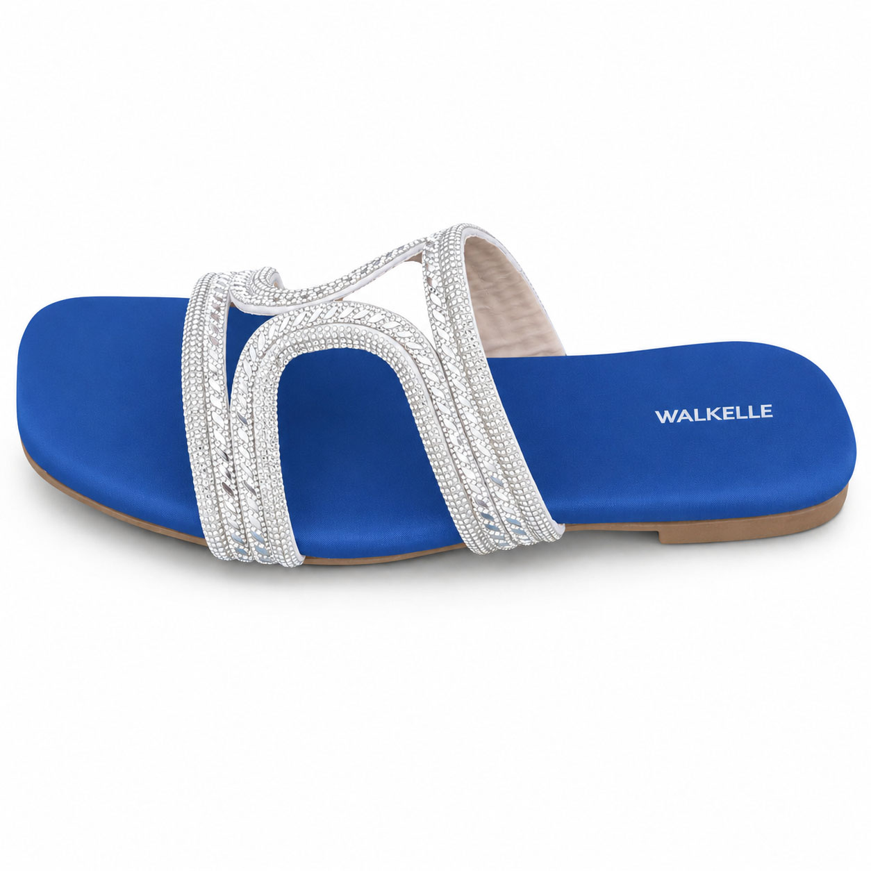 Celeste Diamond Strap Slippers - Image 2