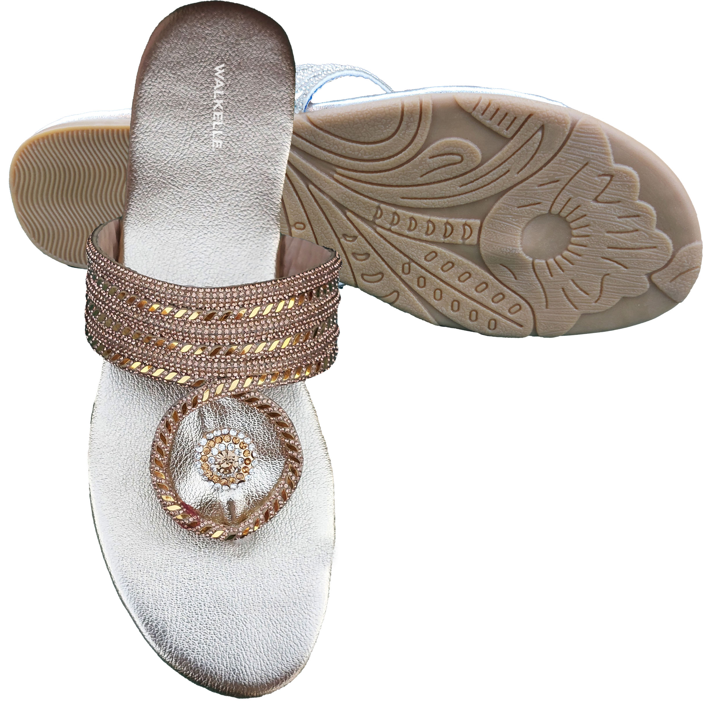 Glamora Rhinestone Buckle Slides - Image 4