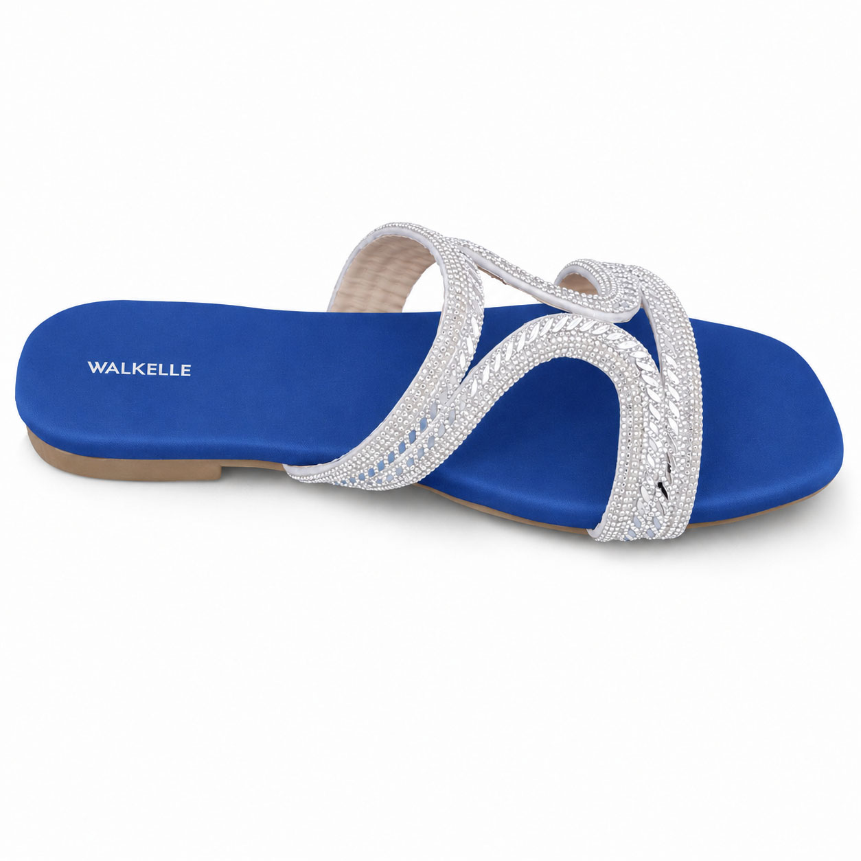 Celeste Diamond Strap Slippers - Image 3