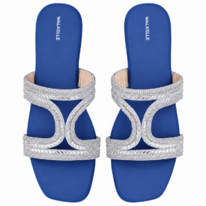 Celeste Diamond Strap Slippers