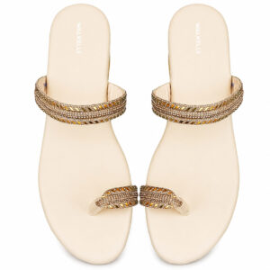 Platinum Sparkle Comfort Slides